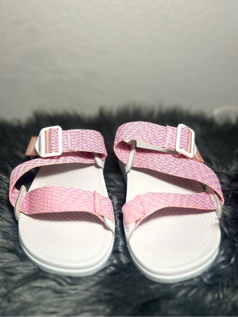 Chaco Lowdown Slide Women's Pink & Coral Slide Sandal Size 6